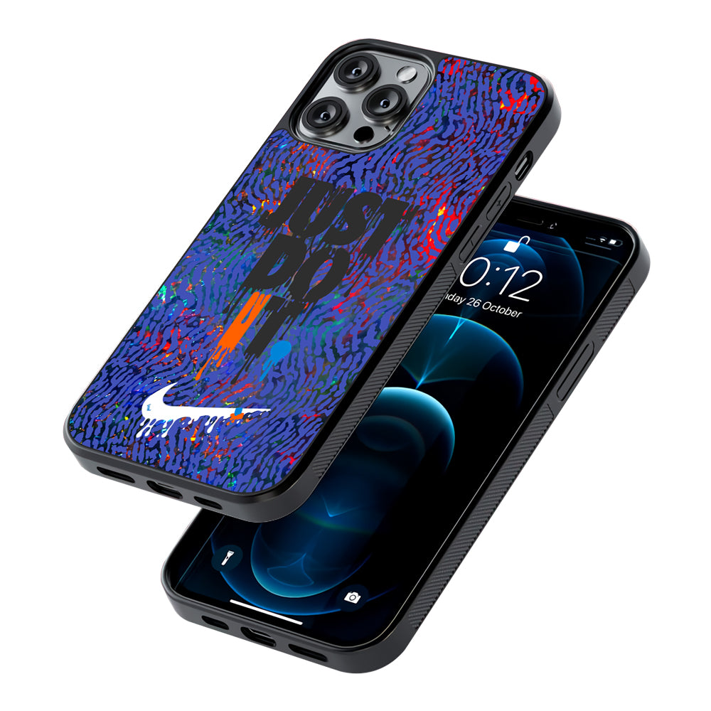 Nike Flaming Magma 2D Rubber Phone Case | Slim Protective Phone Case