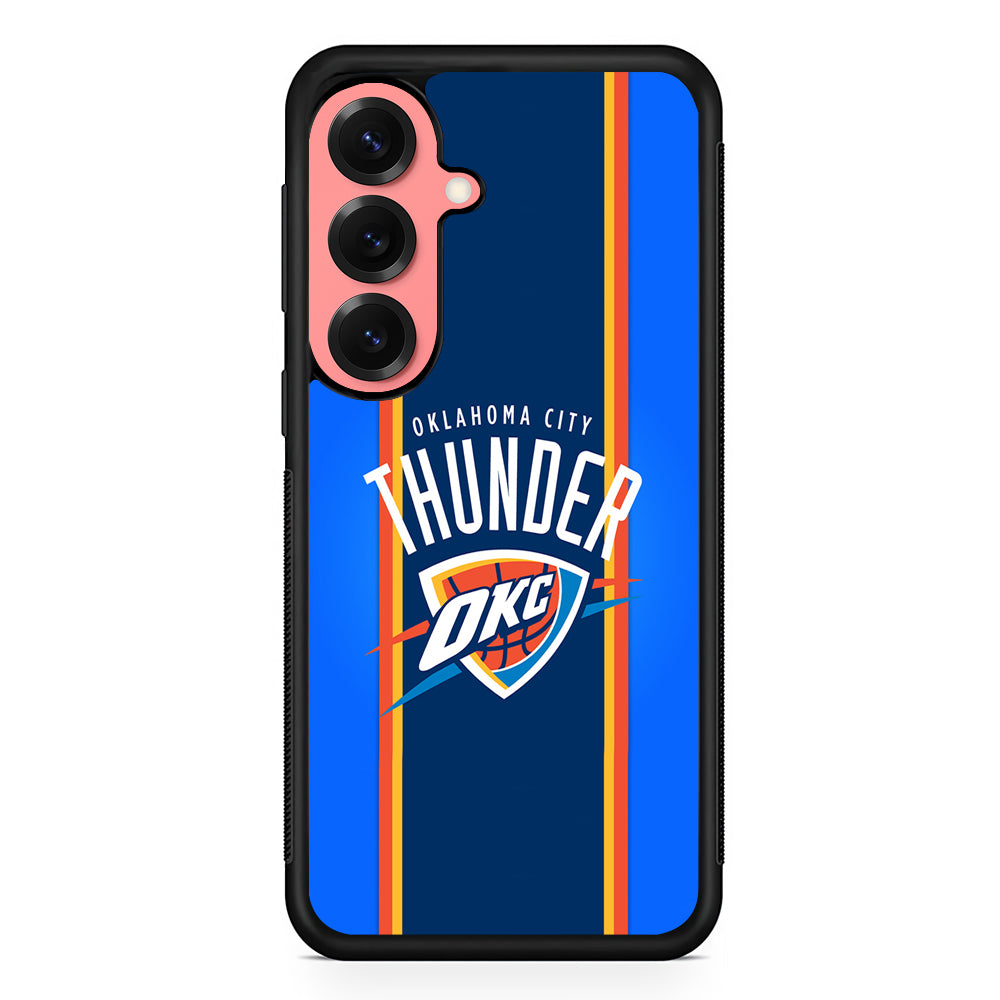 Oklahoma City Thunder Logo Samsung Galaxy S25 Case | Protective Case for Samsung Galaxy S25
