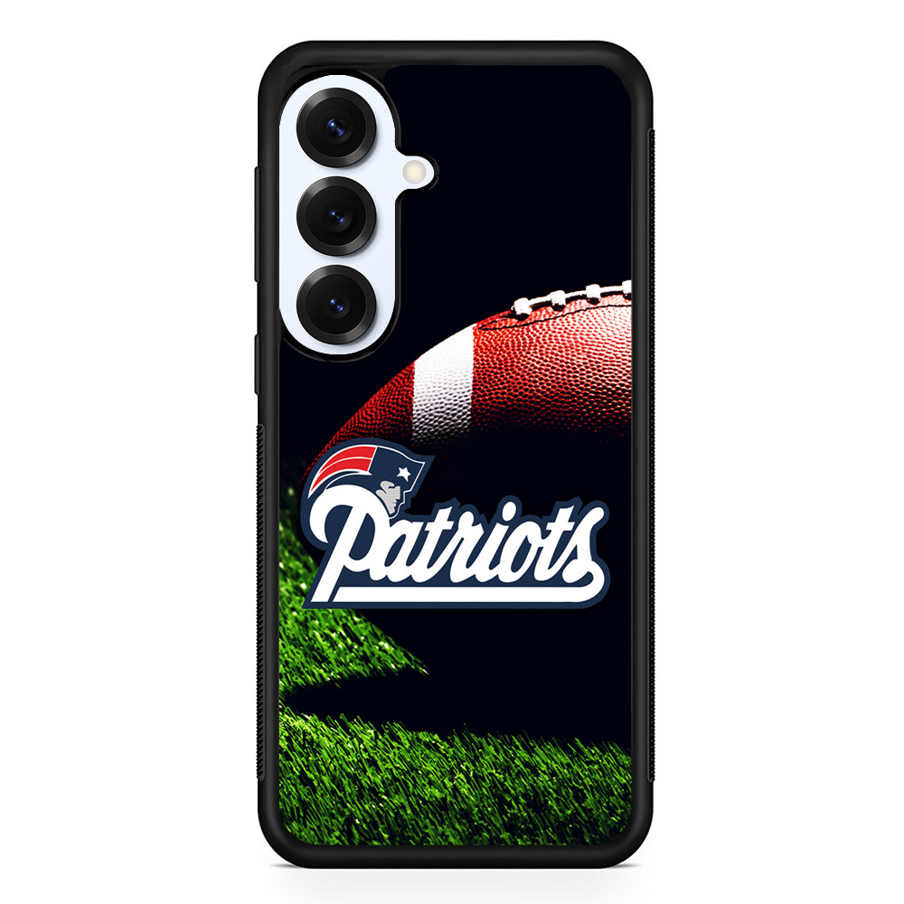 New England Patriots Ball Samsung Galaxy S25 Plus Case | Slim Rubber Cover for Samsung Galaxy S25 Plus
