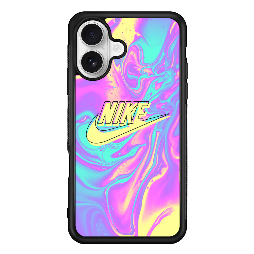 Nike Marble Liquid iPhone 16 Plus Case – Slim Fit Protective Phone Case
