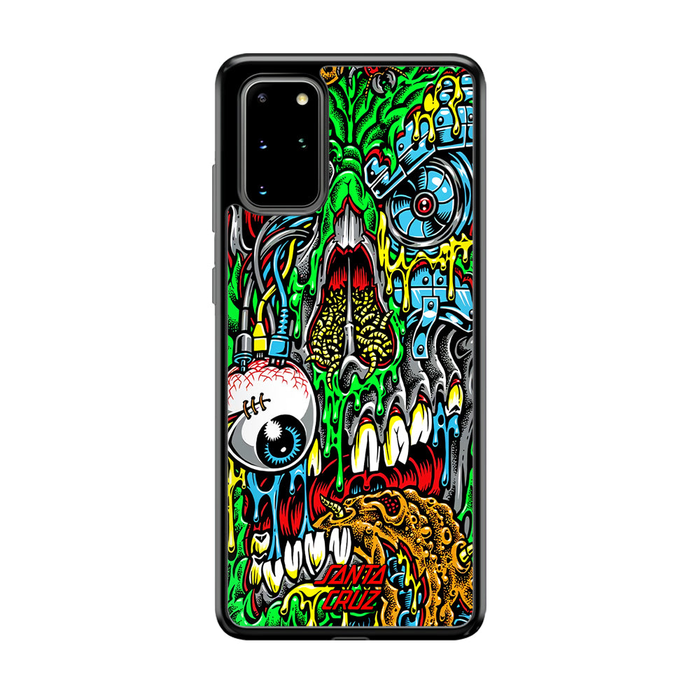 Santa Cruz Cyber Zombie Samsung Galaxy S20 Plus Case | Slim Rubber Case for Samsung Galaxy S20 Plus