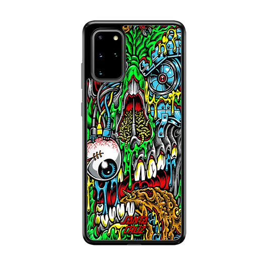 Santa Cruz Cyber Zombie Samsung Galaxy S20 Plus Case | Slim Rubber Case for Samsung Galaxy S20 Plus