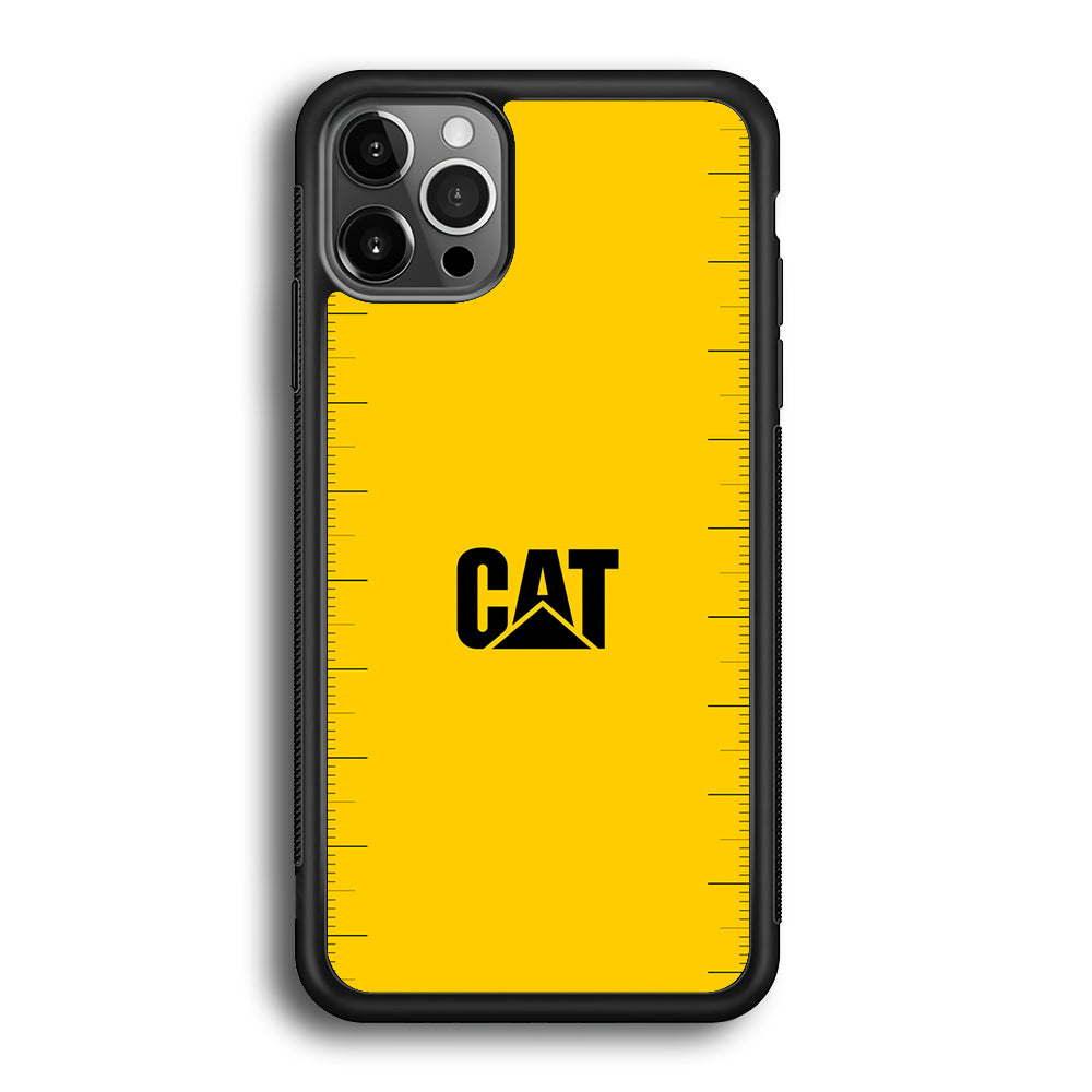 Caterpillar Logo Heavy Duty iPhone 12 Pro Max Case | Slim Rubber Case for iPhone 12 Pro Max