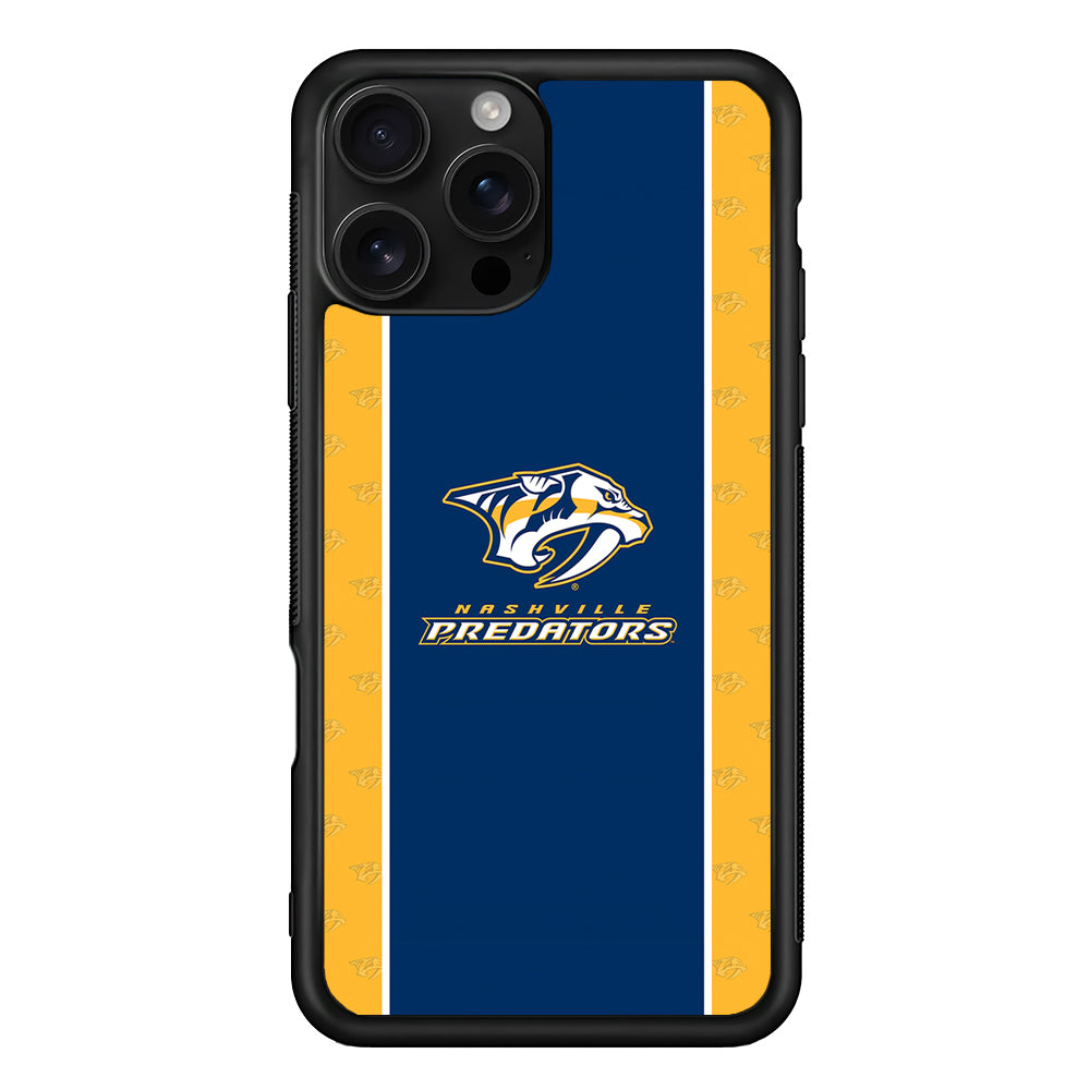 Nashville Predators Logo iPhone 16 Pro Case | Durable Protective Case for iPhone 16 Pro