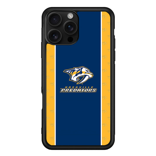 Nashville Predators Logo iPhone 16 Pro Case | Durable Protective Case for iPhone 16 Pro