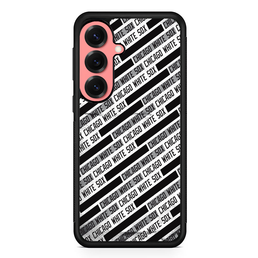 Chicago White Sox Pattern Samsung Galaxy S25 Case | Protective Case for Samsung Galaxy S25