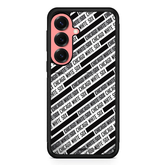 Chicago White Sox Pattern Samsung Galaxy S25 Case | Protective Case for Samsung Galaxy S25