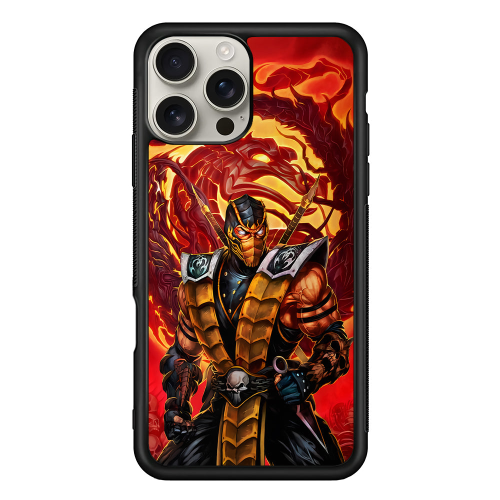Scorpion Hanzo Mortal Kombat iPhone 16 Pro Max Case | Stylish Protective Case for iPhone 16 Pro Max