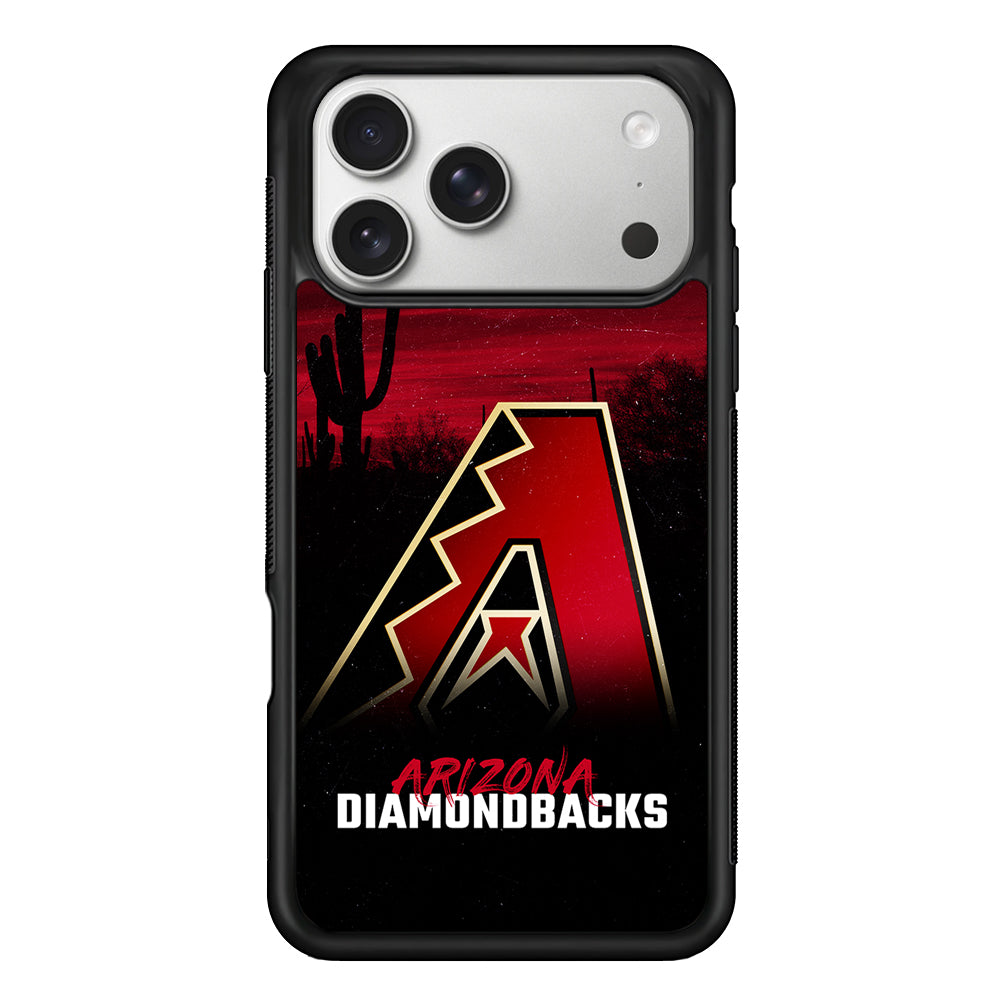 Arizona Diamondbacks Logo iPhone 17 Pro Case | Slim Rubber Case for iPhone 17 Pro