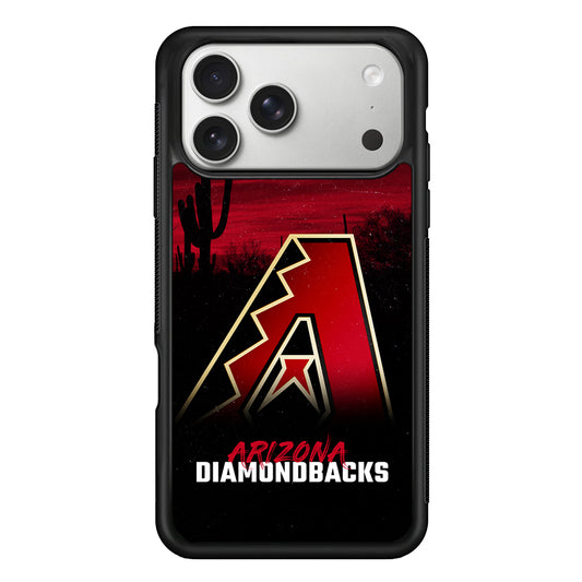 Arizona Diamondbacks Logo iPhone 17 Pro Case | Slim Rubber Case for iPhone 17 Pro