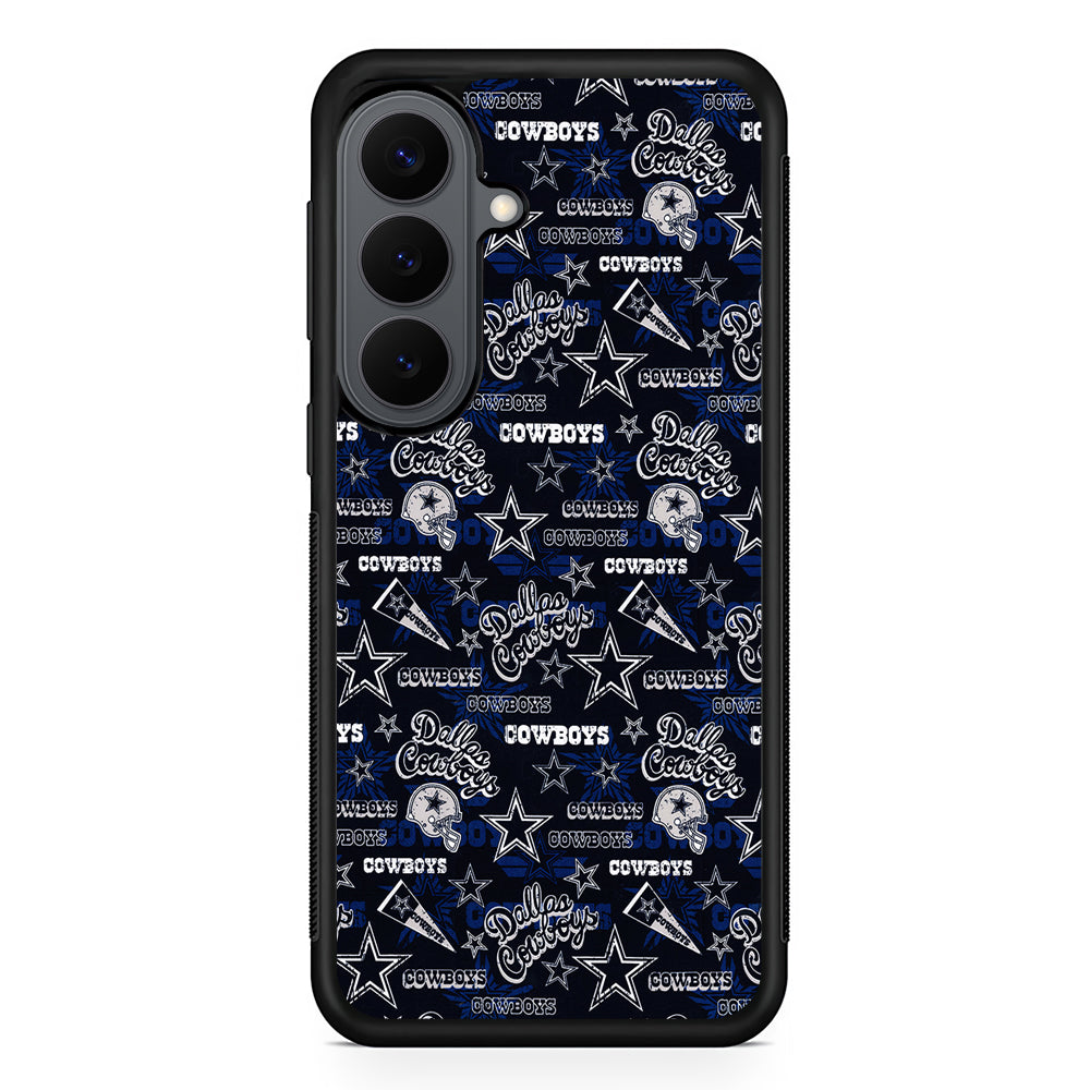 Dallas Cowboys Pattern Samsung Galaxy S26 Plus Case | Slim Rubber Case for Samsung Galaxy S26 Plus