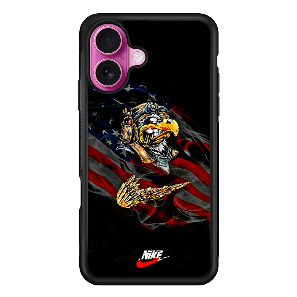 Nike Eagle Flag US iPhone 17 Case - Slim Rubber Case for iPhone 17