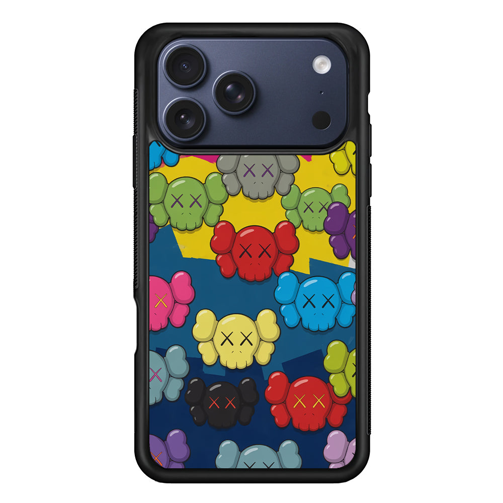 Kaws Pop Parade iPhone 17 Pro Max Case | Slim Rubber Case for iPhone 17 Pro Max