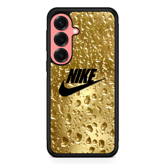 Nike Golden Water Drop Samsung Galaxy S25 Case | Slim Protective Cover for Samsung Galaxy S25