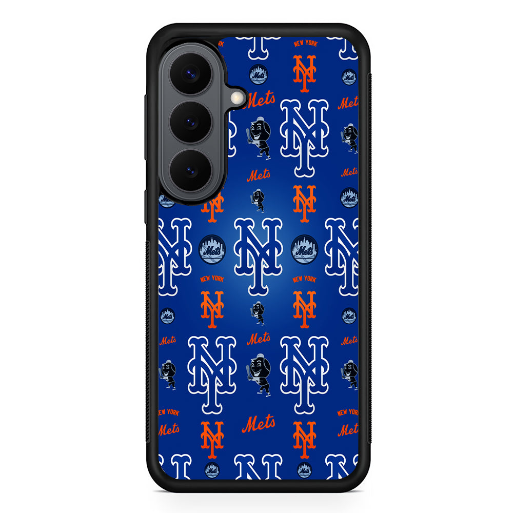 New York Mets Logo Samsung Galaxy S26 Plus Case | Slim Rubber Case for Samsung Galaxy S26 Plus