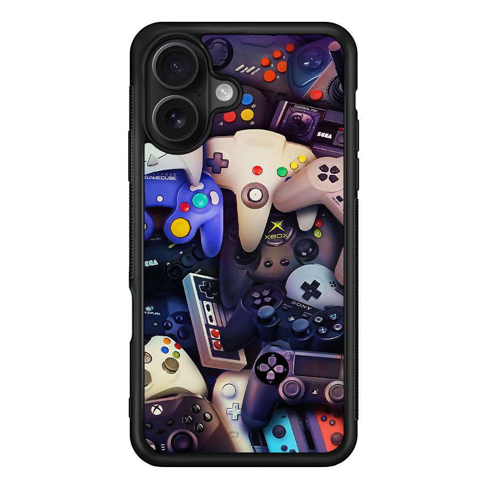 Console Controller Game Retro iPhone 16 Case - Oxvistore