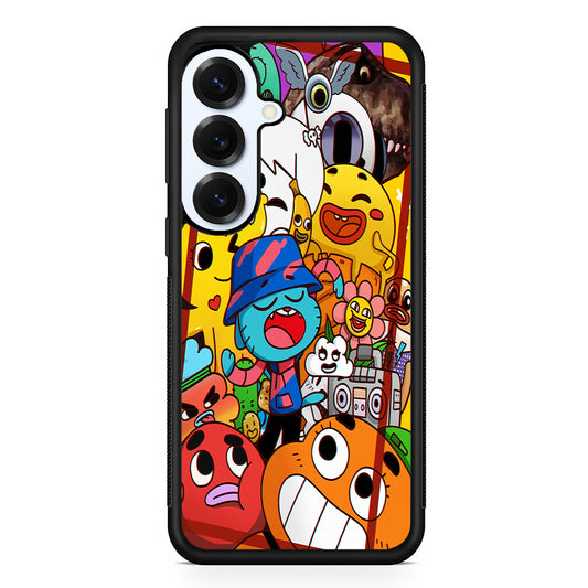 The Amazing World of Gumball Cartoon Samsung Galaxy S25 Plus Case | Slim Rubber Cover for Samsung Galaxy S25 Plus