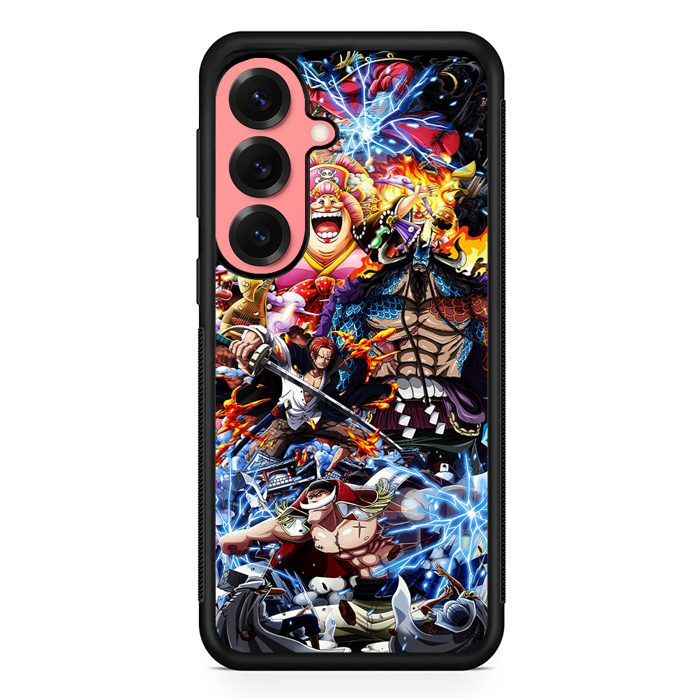 One Piece All Yonkou Samsung Galaxy S25 Case | Protective Case for Samsung Galaxy S25