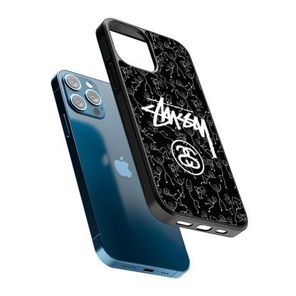 Stussy People Dancing 2D Rubber Phone Case | Durable Phone Case