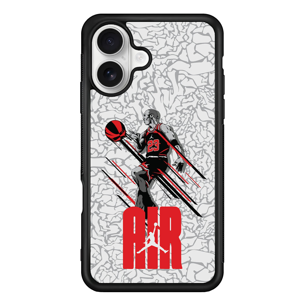Air Jordan The Jumpingman iPhone 16 Plus Case – Slim Fit Protective Phone Case
