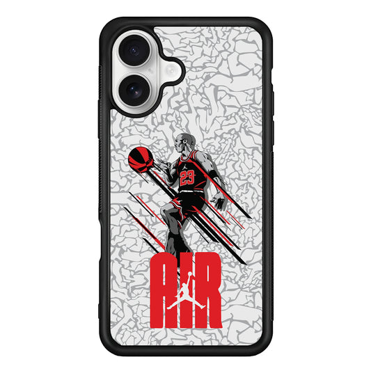 Air Jordan The Jumpingman iPhone 16 Plus Case – Slim Fit Protective Phone Case