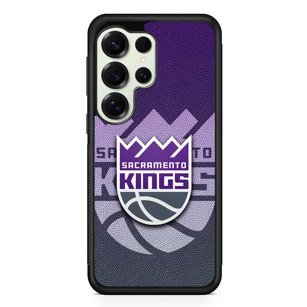 Sacramento Kings Pattern Samsung Galaxy S25 Ultra Case | Durable Rubber Case for Samsung Galaxy S25 Ultra