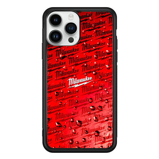 Milwaukee Tool Water Droplet iPhone 13 Pro Case | Slim Rubber Case for iPhone 13 Pro