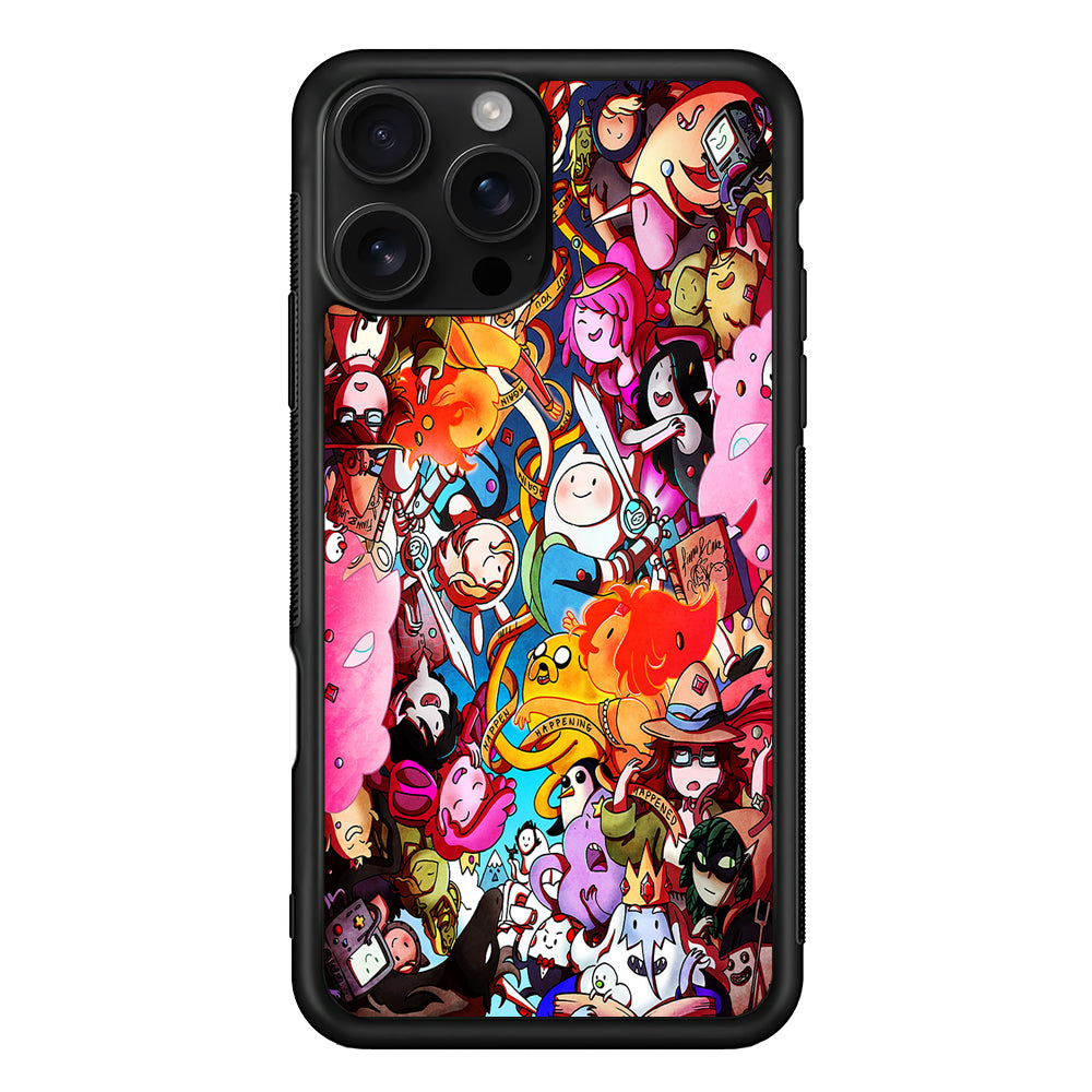 Regular Show and Adventure Time iPhone 16 Pro Case | Durable Protective Case for iPhone 16 Pro