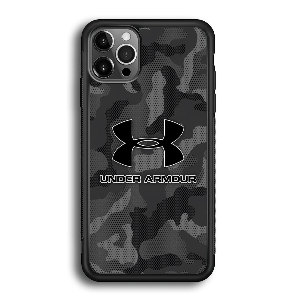 Under Armour Black Camo iPhone 12 Pro Max Case | Slim Rubber Case for iPhone 12 Pro Max