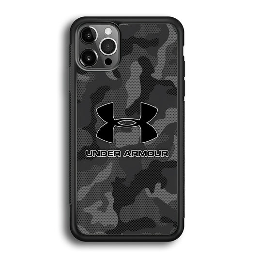 Under Armour Black Camo iPhone 12 Pro Max Case | Slim Rubber Case for iPhone 12 Pro Max