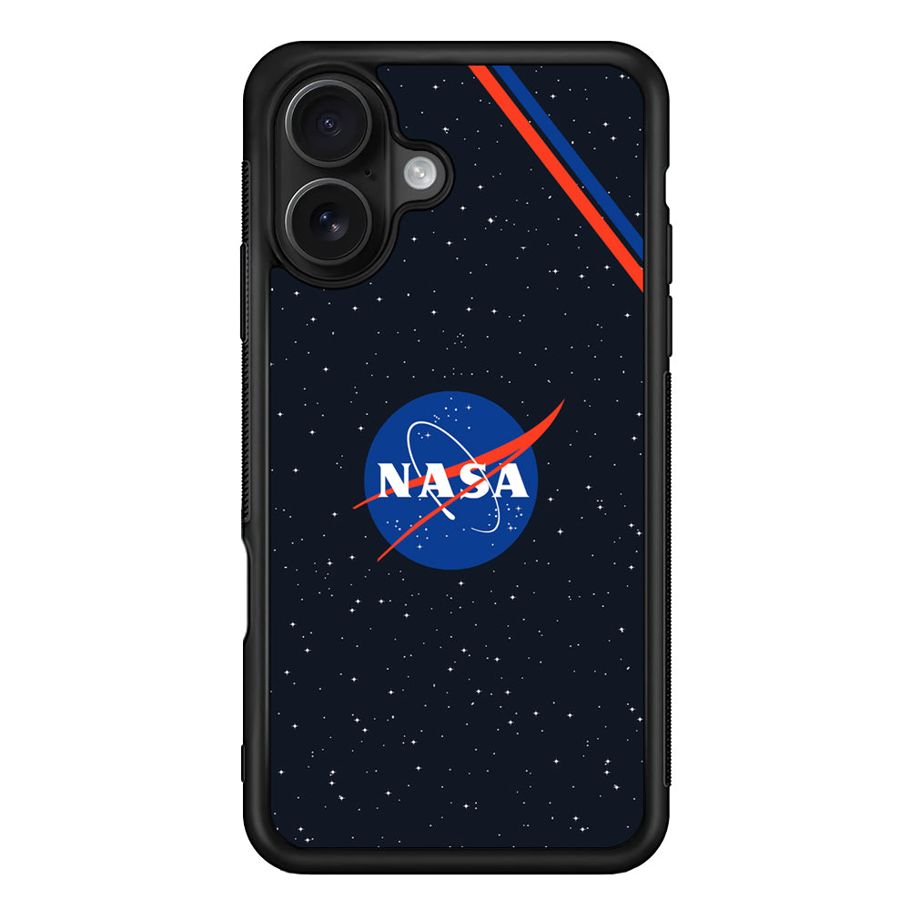 Nasa White Star Spot iPhone 16 Case - Oxvistore