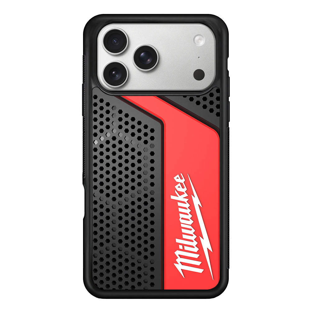 Milwaukee Tool Speaker iPhone 17 Pro Case | Slim Rubber Case for iPhone 17 Pro