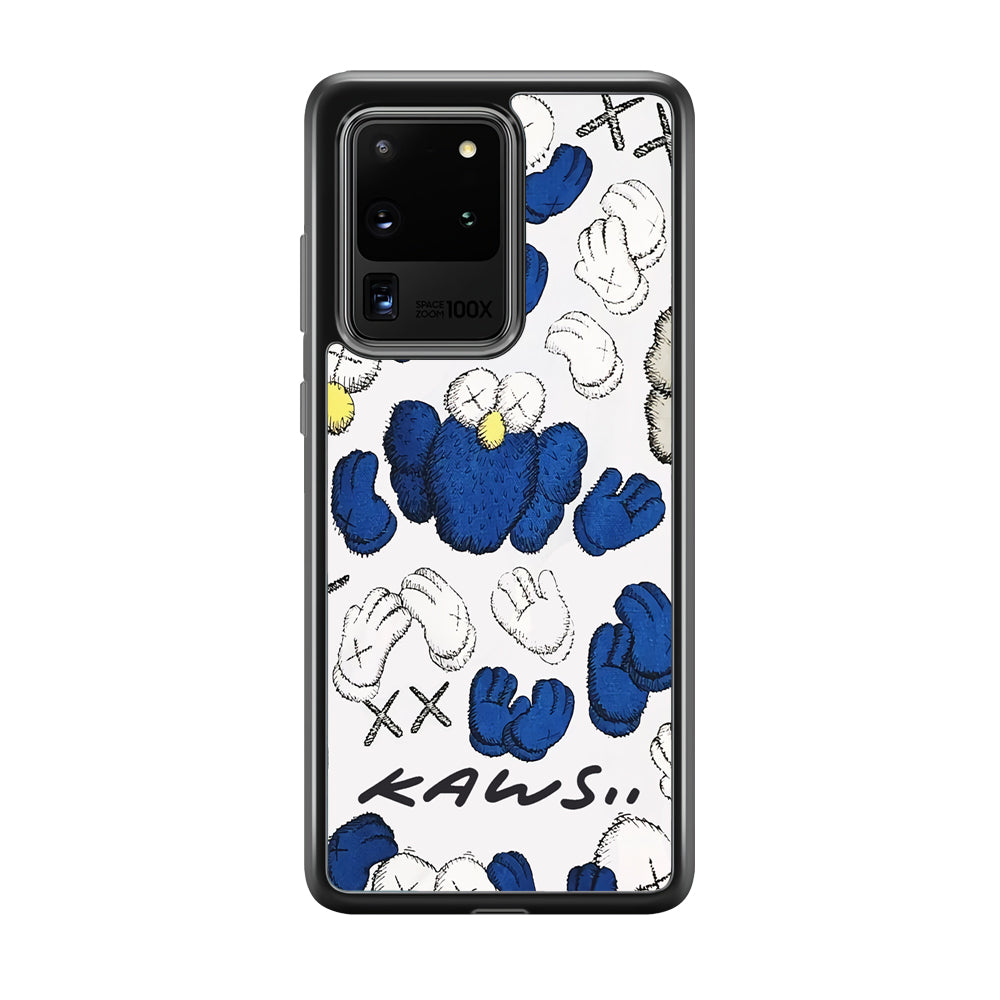 Kaws Hand Cheers Samsung Galaxy S20 Ultra Case | Slim Rubber Case for Samsung Galaxy S20 Ultra