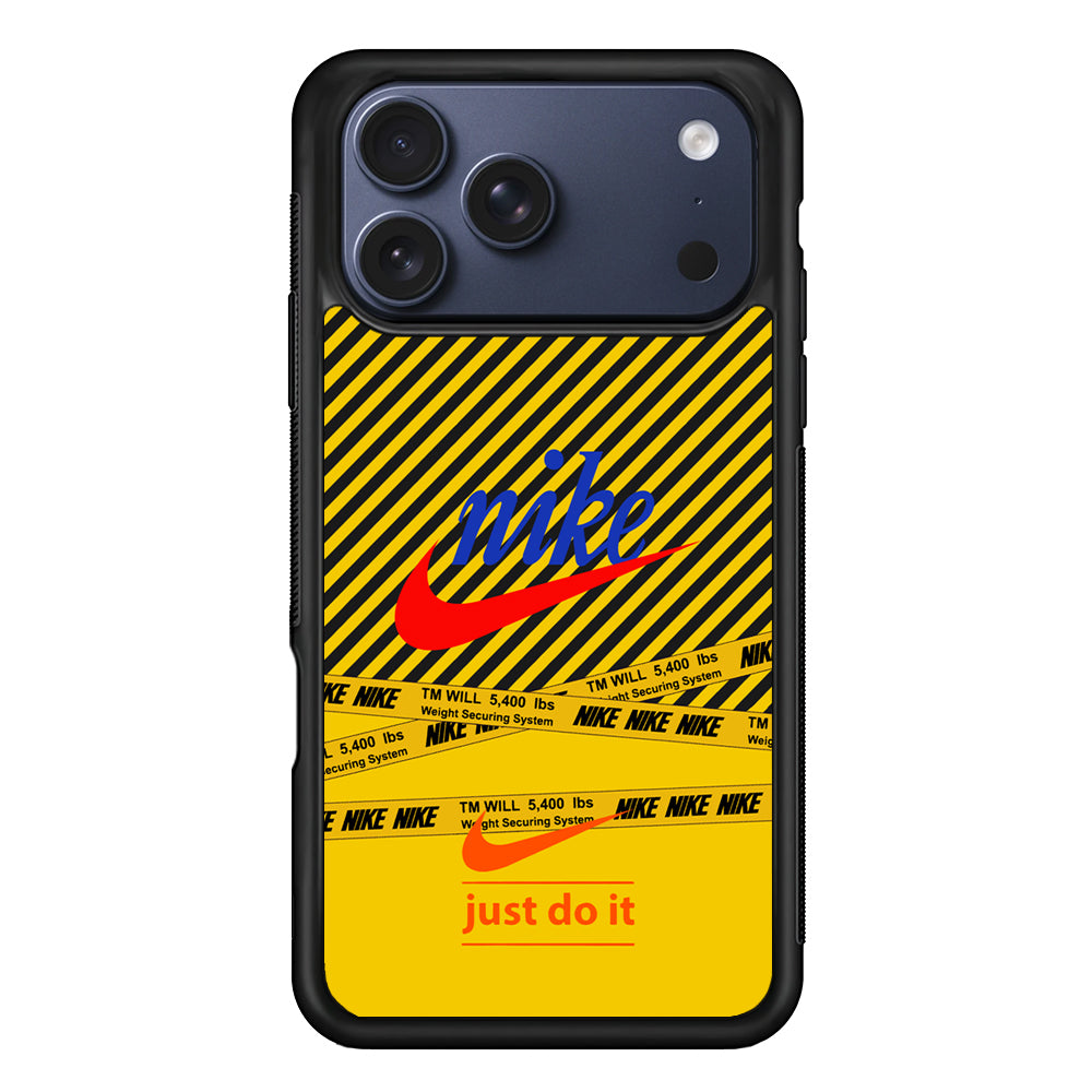 Nike Early Warning System iPhone 17 Pro Max Case | Durable Rubber Case for iPhone 17 Pro Max