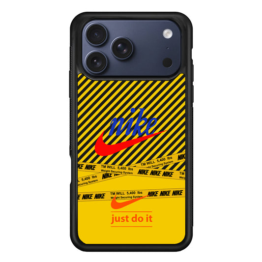 Nike Early Warning System iPhone 17 Pro Max Case | Durable Rubber Case for iPhone 17 Pro Max