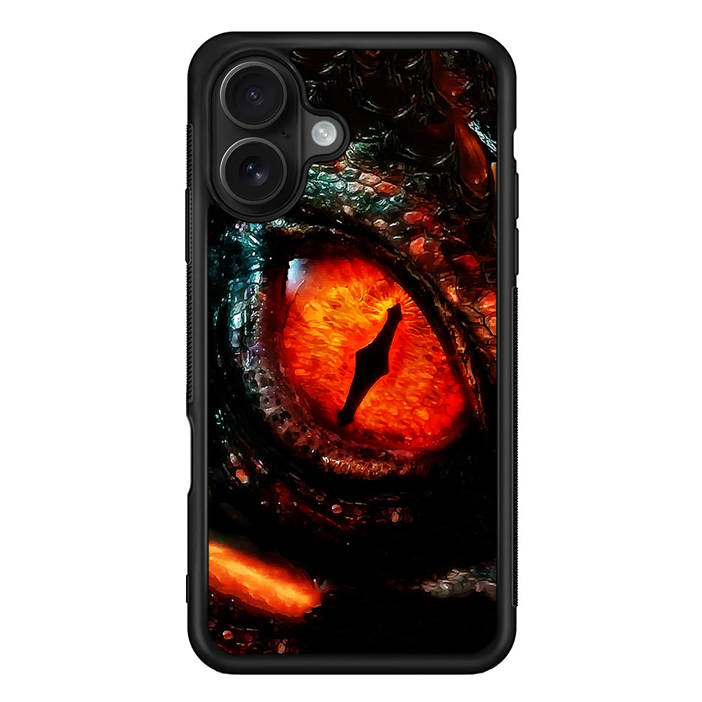 Eye of a Red Dragon iPhone 16 Case - Oxvistore