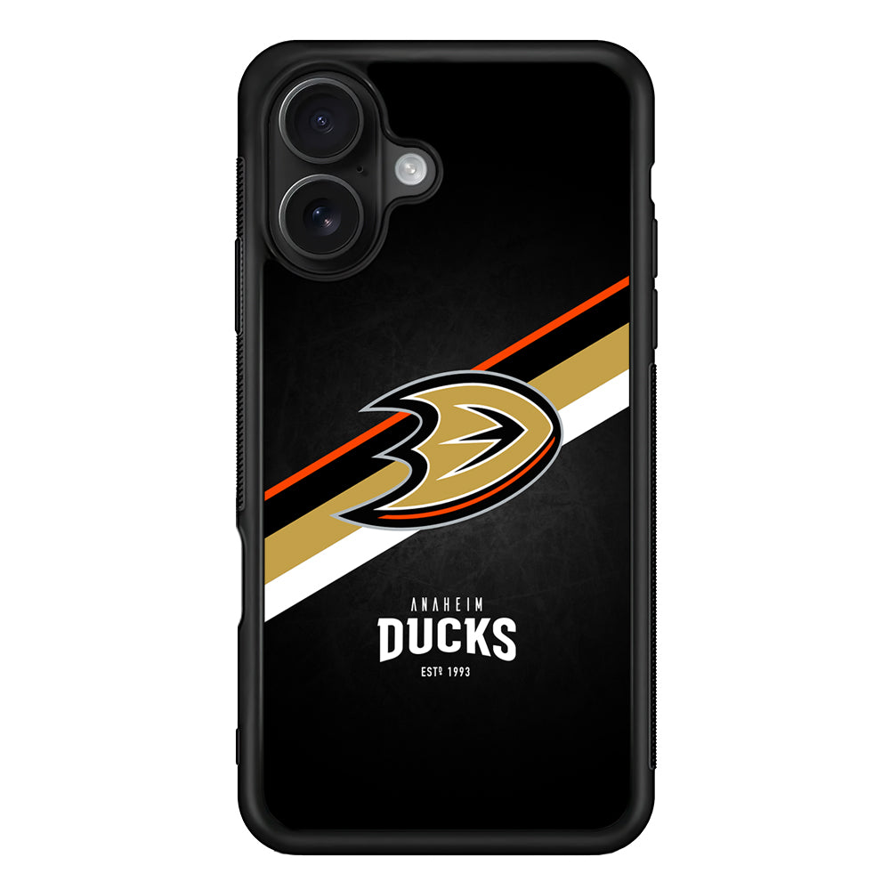 Anaheim Ducks Logo iPhone 16 Case - Oxvistore