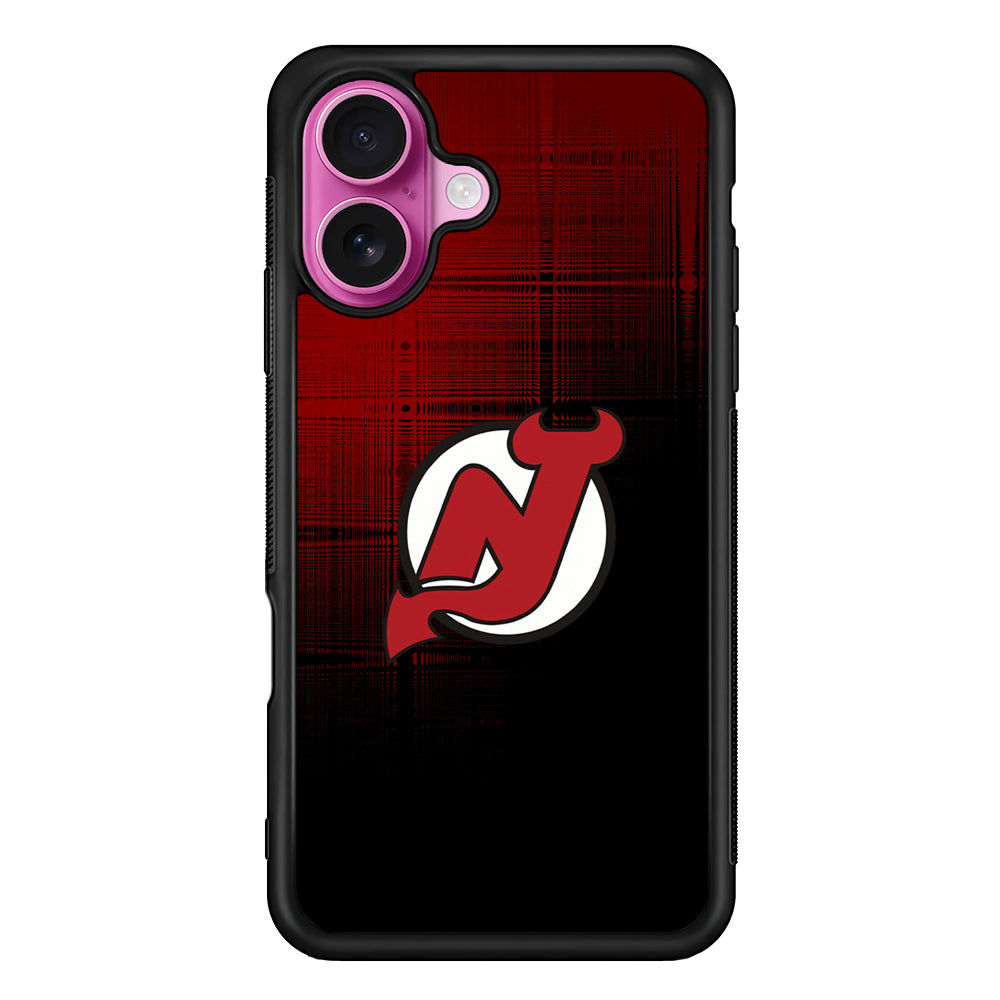 New Jersey Devils Logo iPhone 17 Case | Slim Protective Rubber Phone Cover