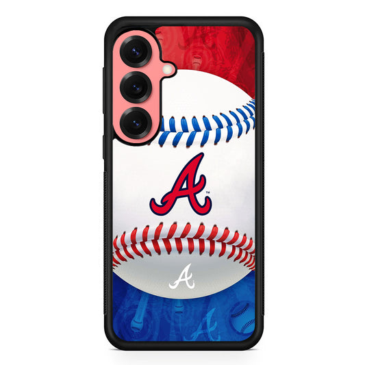 Atlanta Braves Ball Samsung Galaxy S25 Case | Protective Case for Samsung Galaxy S25