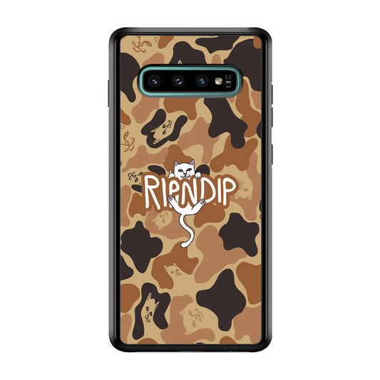 Rip N Dip Brown Camo Samsung Galaxy S10 Plus Case | Slim Rubber Case for Samsung Galaxy S10 Plus