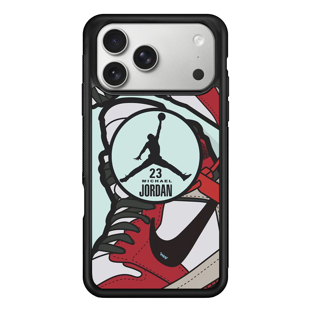 Air Jordan Circle in Collaboration iPhone 17 Pro Case | Slim Protective Case for iPhone 17 Pro