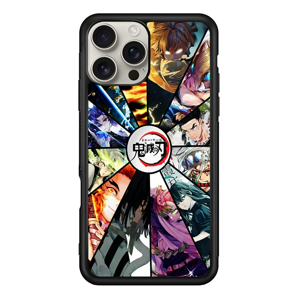 Kimetsu no Yaiba Collage iPhone 16 Pro Max Case | Stylish Protective Case for iPhone 16 Pro Max