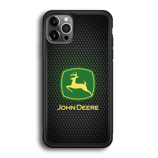 John Deere Fiber Illusion iPhone 12 Pro Max Case | Slim Rubber Case for iPhone 12 Pro Max
