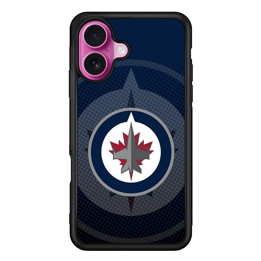 Winnipeg Jets Logo iPhone 17 Case | Slim Protective Rubber Phone Cover
