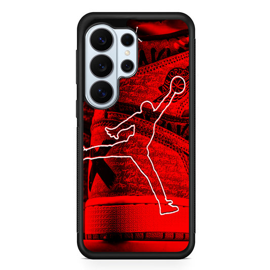 Air Jordan Red Shoes Samsung Galaxy S26 Ultra Case | Protective Phone Cover