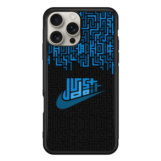 Nike Matrix of Ocean iPhone 16 Pro Max Case | Durable Everyday Protective Cover