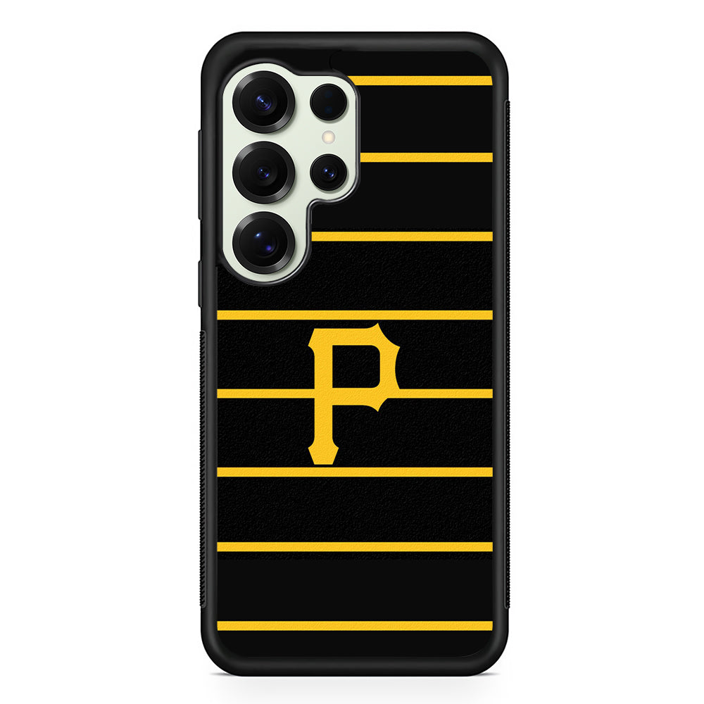 Pittsburgh Pirates Logo Samsung Galaxy S25 Ultra Case | Durable Rubber Case for Samsung Galaxy S25 Ultra