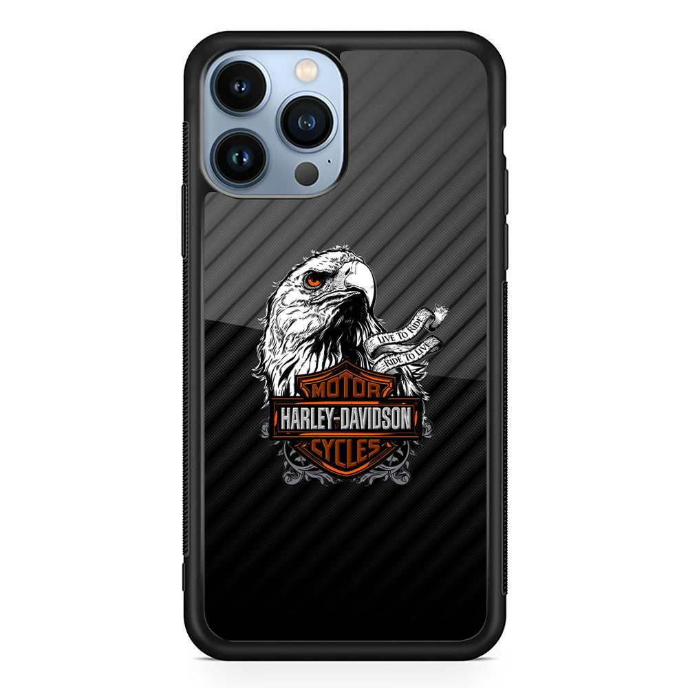 Harley Davidson Dashing Like an Eagle 2D Rubber Phone Case | Slim Protective Phone Case