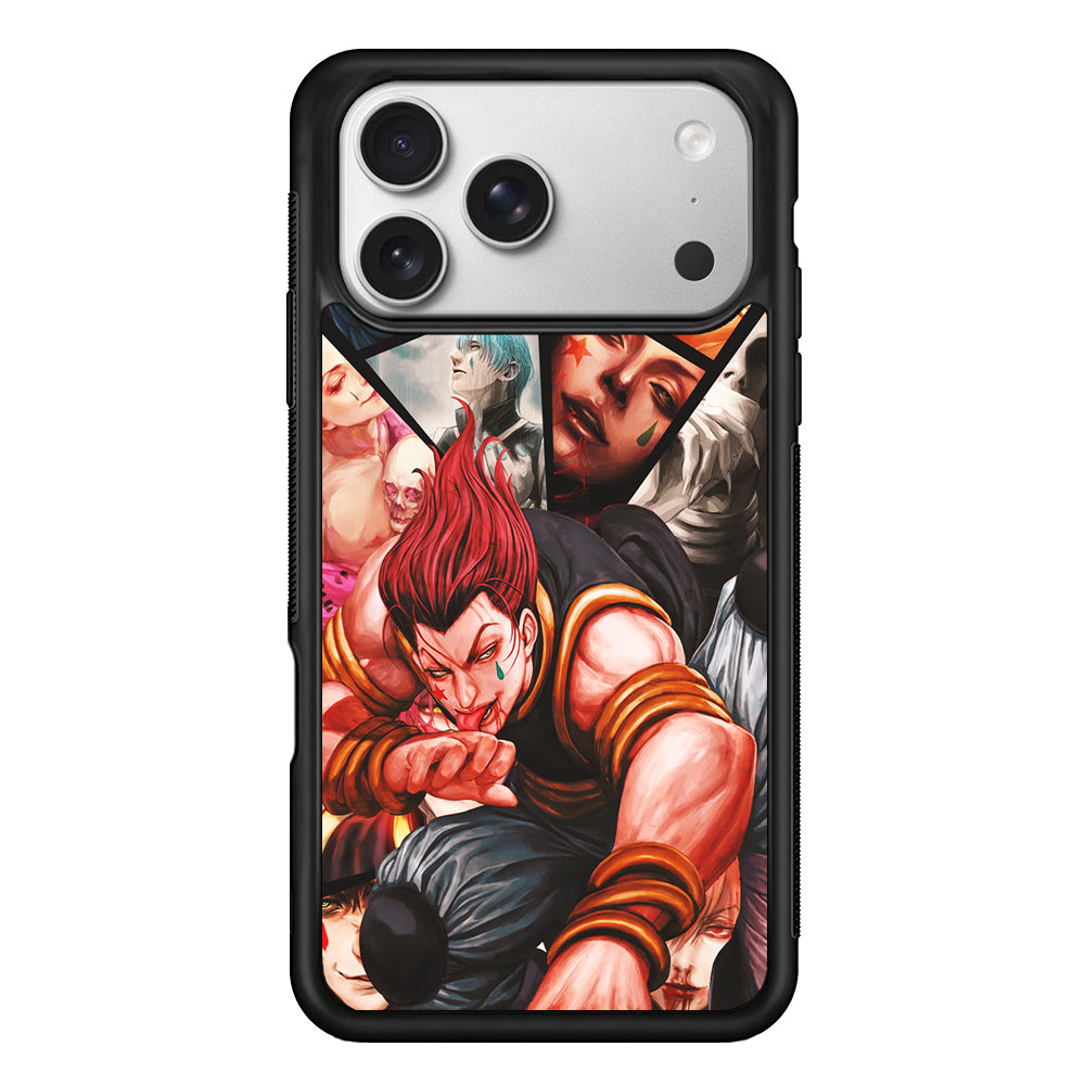 Hisoka Hunter x Hunter Psychopath Clown iPhone 17 Pro Case | Slim Rubber Case for iPhone 17 Pro