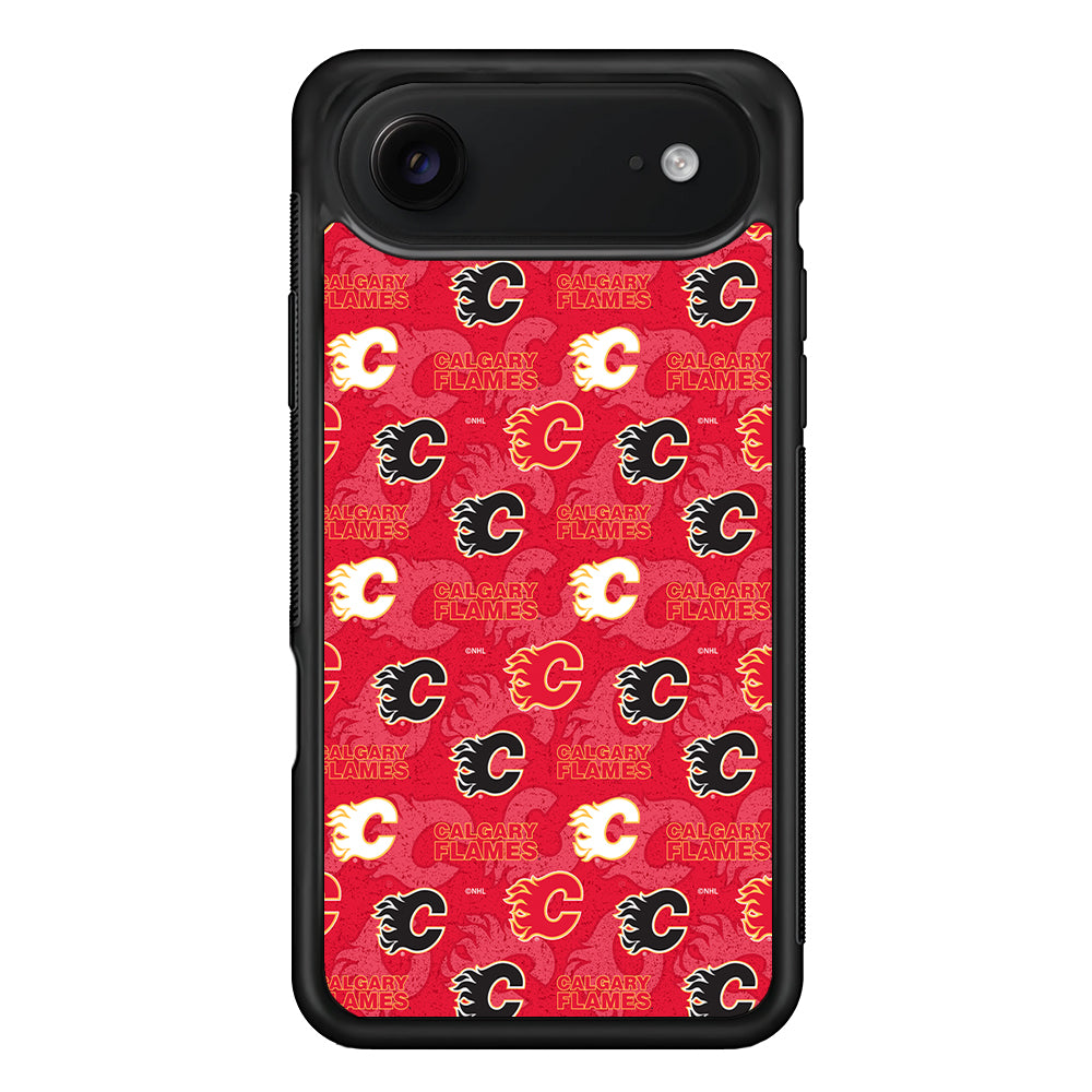 Calgary Flames Pattern iPhone 17 Air Case | Protective Case for iPhone 17 Air